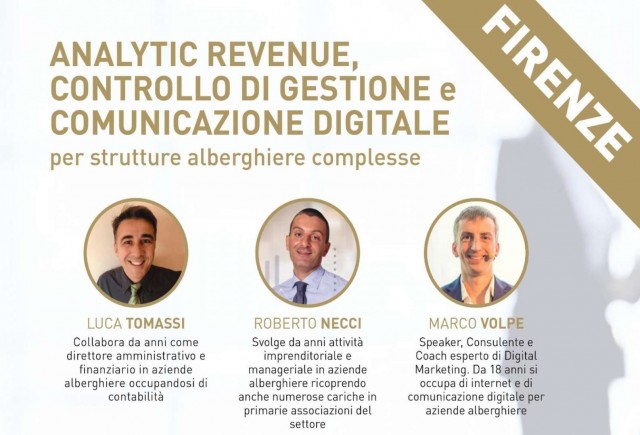 Analytic Revenue, Controllo di gestione e Digital Marketing il 15 Marzo a Firenze